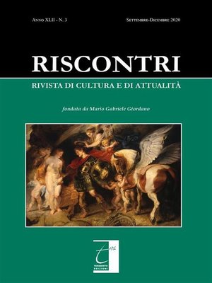 cover image of Riscontri. Rivista di Cultura e di Attualità